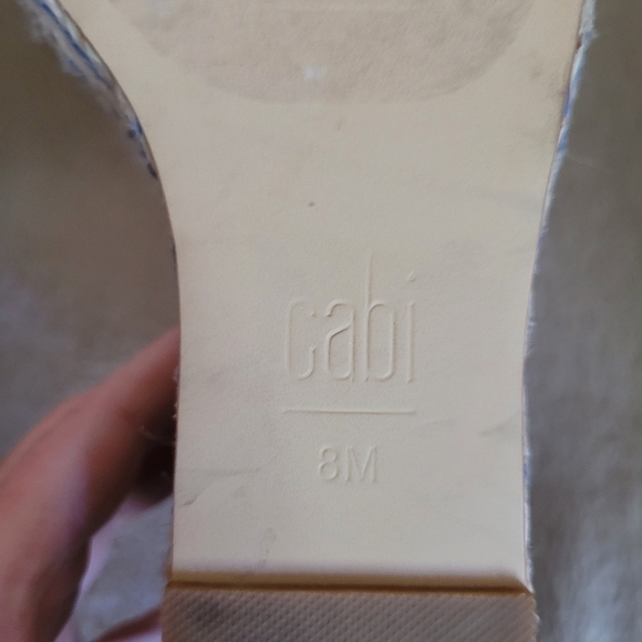 Cabi wedge espadrille sandals size 8 - Picture 10 of 12